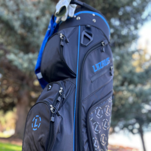 LAZRUS Premium Black Golf Bags