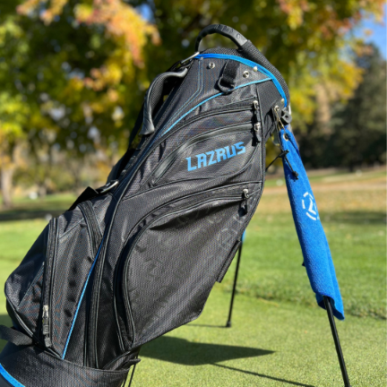 LAZRUS Premium Black Golf Bags