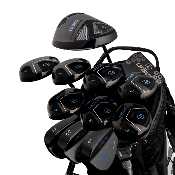 Lazrus Golf 13 pc Set - Laz2 Driver, 3 Wedges Set, Hybrids (4-PW), Putter & Bag (optional)