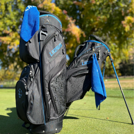 LAZRUS Premium Black Golf Bags