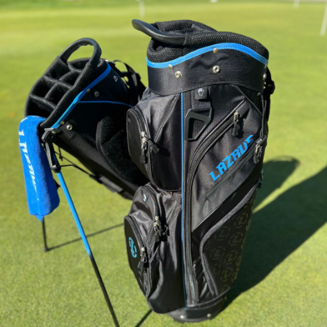 LAZRUS Premium Black Golf Bags