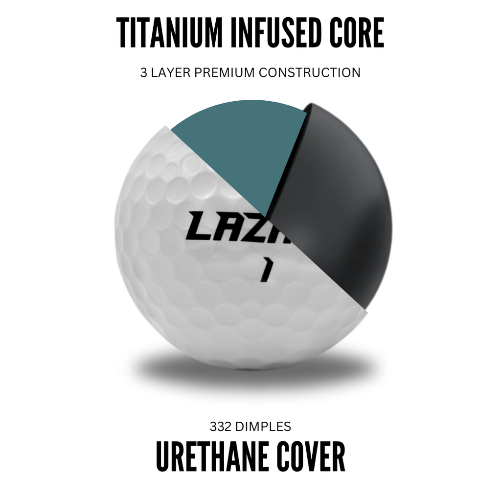 Lazrus Golf L3R Premium 3 Piece Urethane Golf Balls