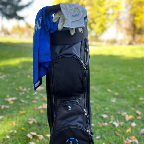 LAZRUS Premium Black Golf Bags