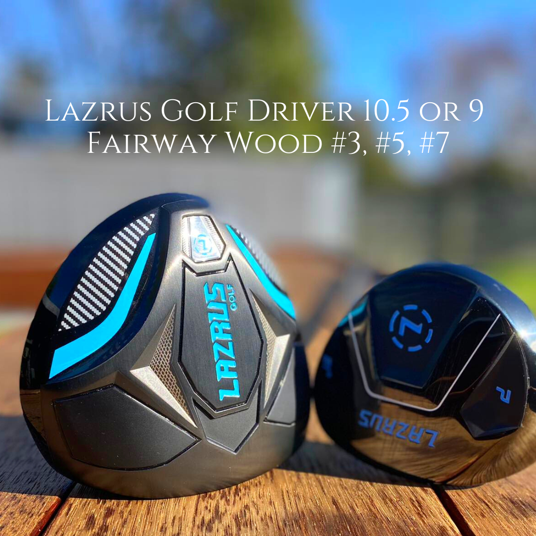 The Lazrus Golf Driver and Fairway Wood Bundle