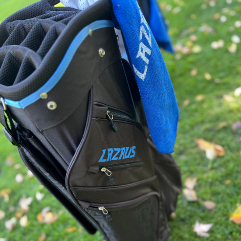 LAZRUS Premium Black Golf Bags