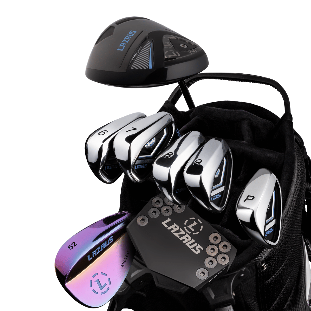 8 Piece Golf Set - Driver, 6-PW Irons, 52° Wedge, Putter