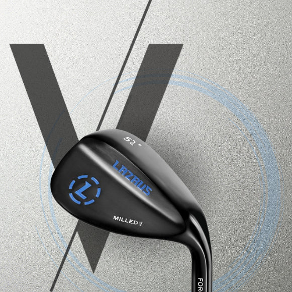 The Lazrus Milled V Wedges Set (52°, 56° & 60°)