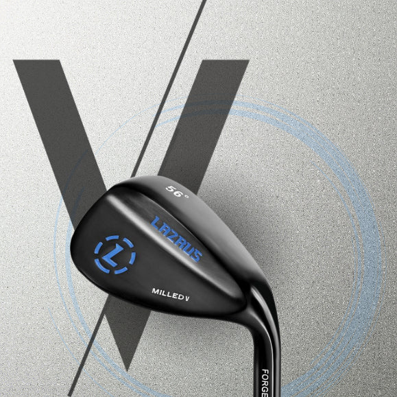 The Lazrus Milled V Wedges Set (52°, 56° & 60°)