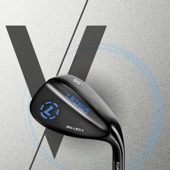 The Lazrus Milled V Wedges Set (52°, 56° & 60°)