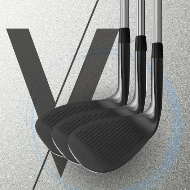 The Lazrus Milled V Wedges Set (52°, 56° & 60°)