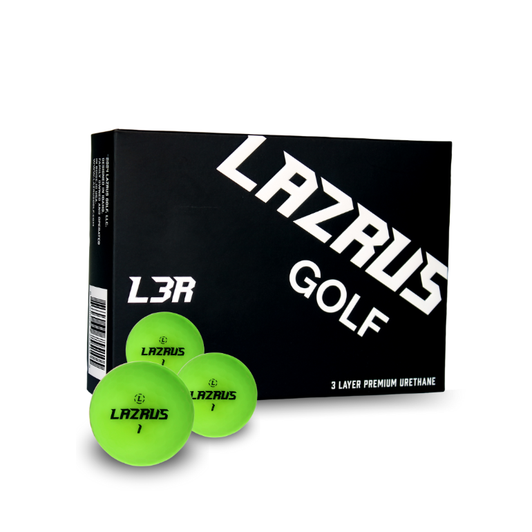 LAZRUS L3R Premium 3 Piece Urethane Golf Balls