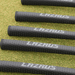 Lazrus LAZ2 zero torque mallet grip in Black finish showing front view with the Lazrus logo embossed