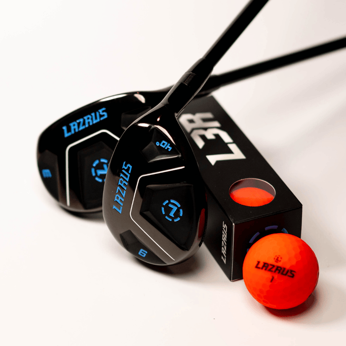 Lazrus Golf 8 pc Set - LAZ2 Driver, 6-PW Irons or 6-PW Hybrids, 52° Wedge, Putter