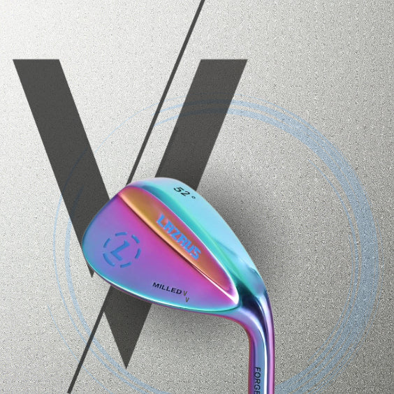 The Lazrus Milled V Wedges Set (52°, 56° & 60°)