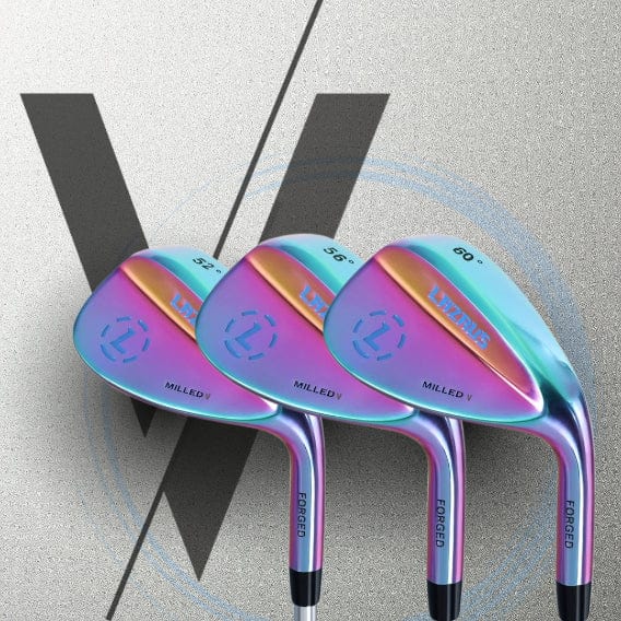 Lazrus Milled V Wedges Set or Individual (52°, 56° 60°) — LAZRUS