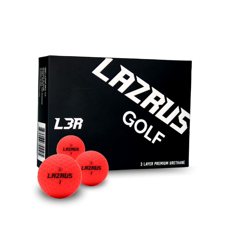 LAZRUS L3R Premium 3 Piece Urethane Golf Balls