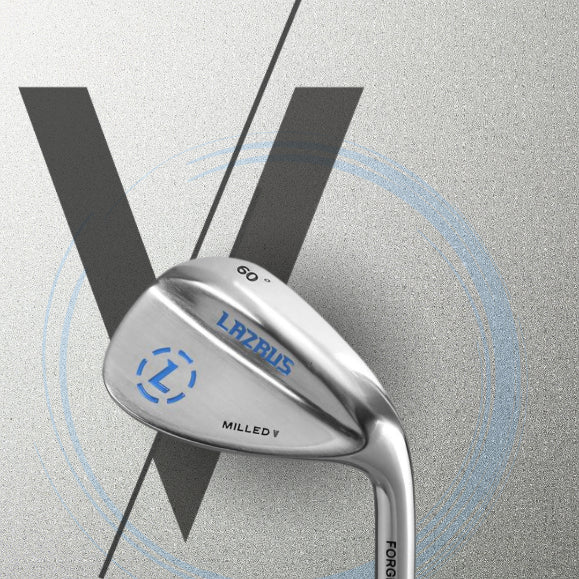 The Lazrus Milled V Wedges Set (52°, 56° & 60°)