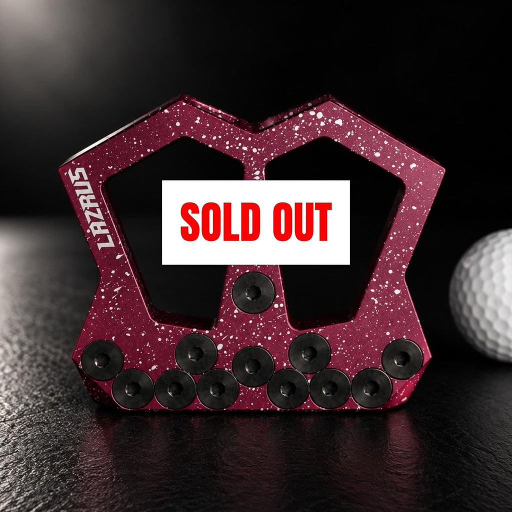 Lazrus Golf Zero Torque Mallet Putter Splatter