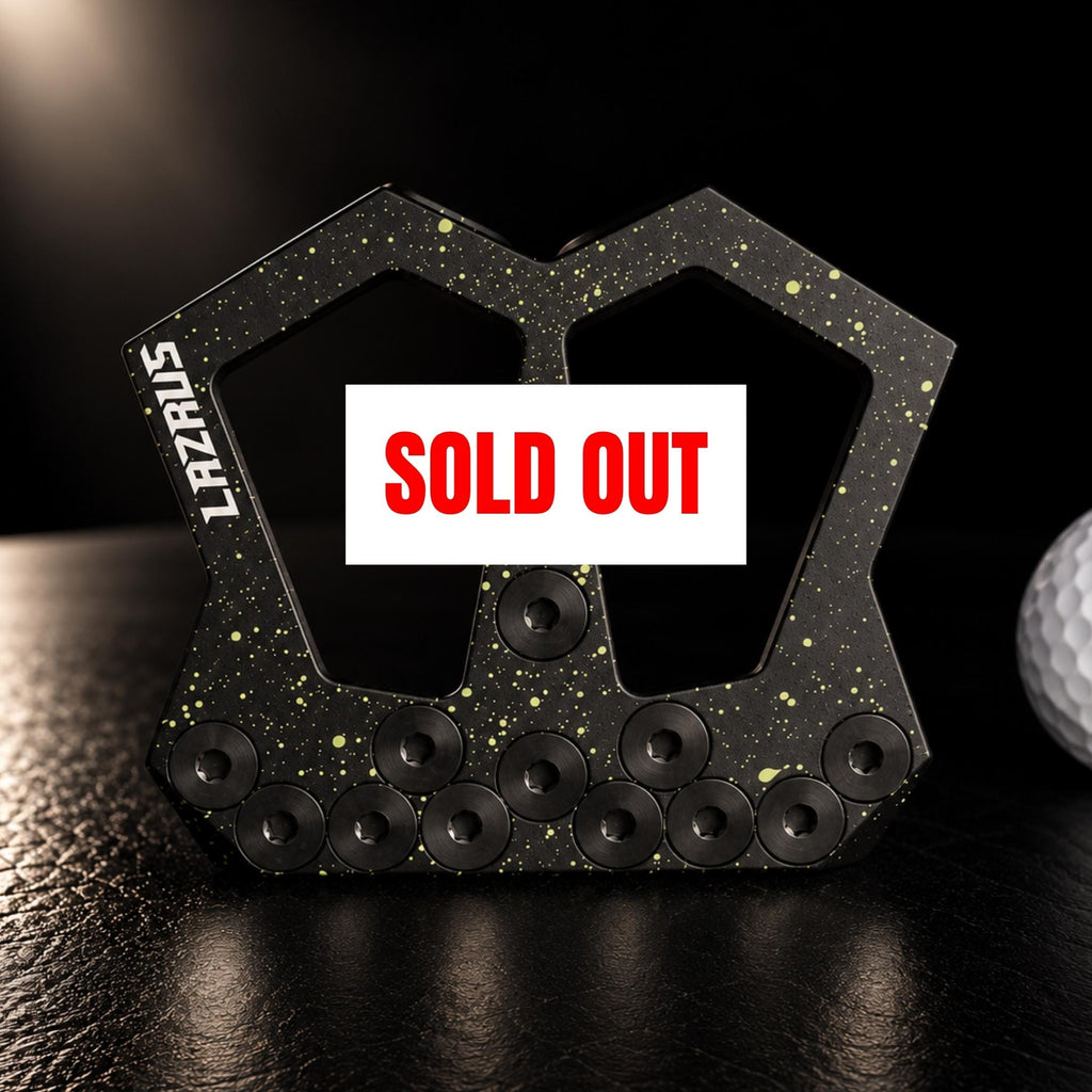 Lazrus Golf Zero Torque Mallet Putter Splatter