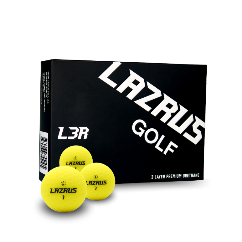 LAZRUS L3R Premium 3 Piece Urethane Golf Balls