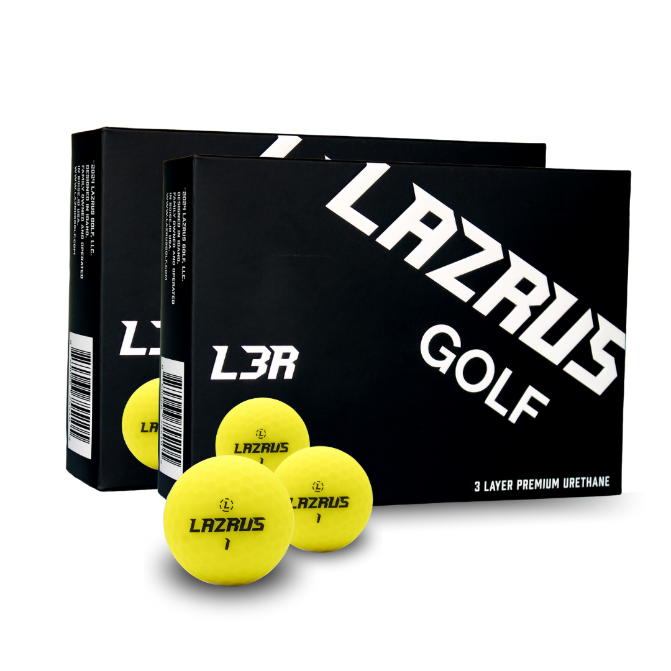 Lazrus Golf L3R Premium 3 Piece Urethane Golf Balls