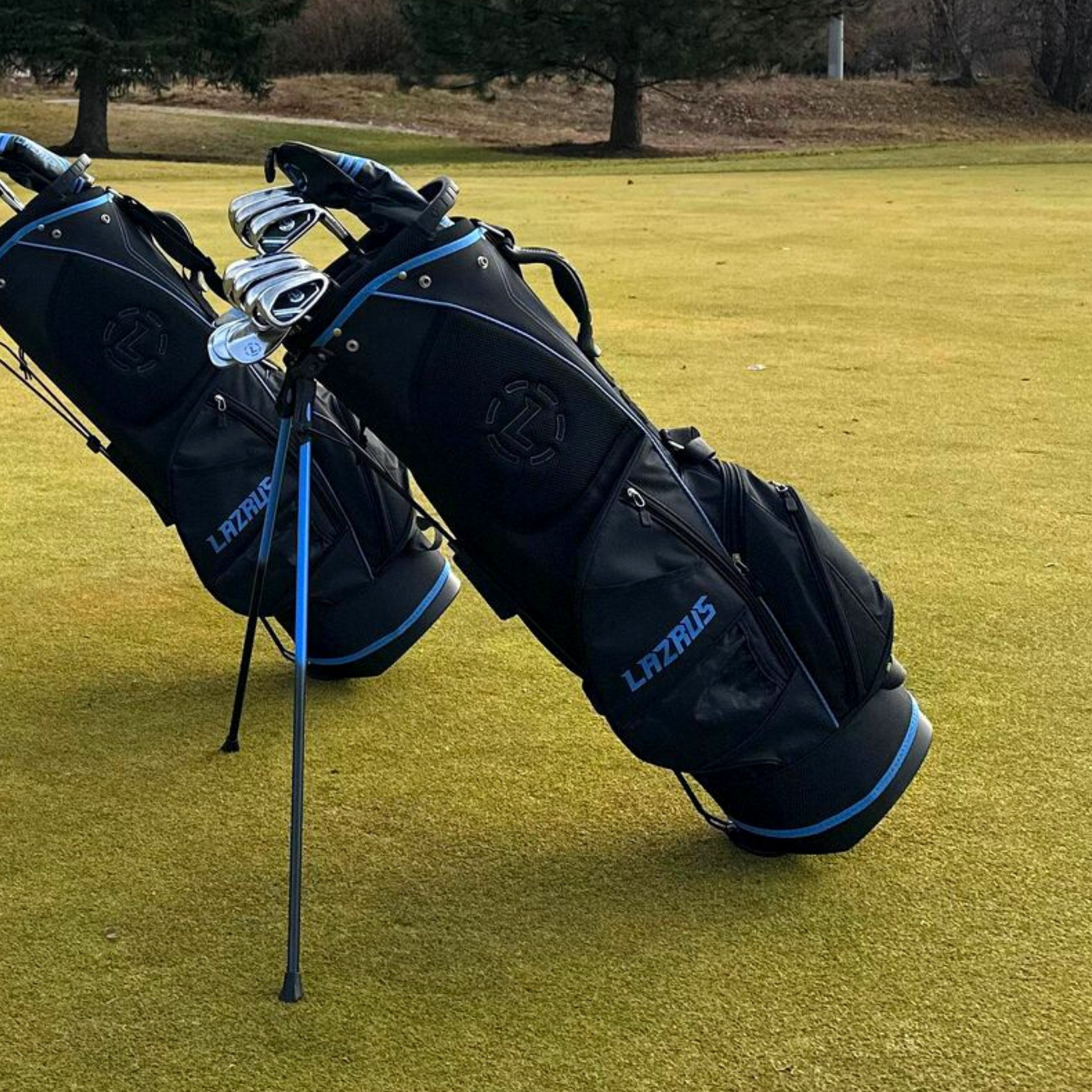 LAZRUS Premium Black Golf Bag — LAZRUS Golf