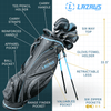 Lazrus Golf Premium Black Golf Bags